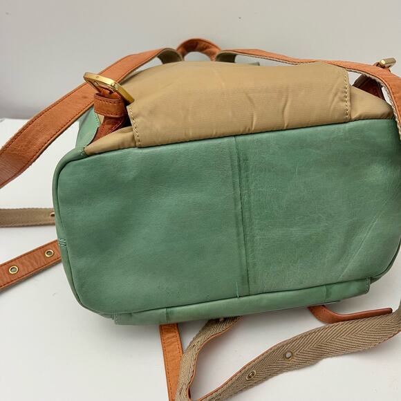Salad Leather Convertible Backpack and Shoulder Bag main image 5